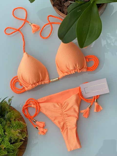 Cheeky-Swimwear.com | Women's 2022 Bikini's | Halelani 2-Piece Bikini Orange / M Cheeky-Swimwear.com | Women's 2022 Bikini's | Halelani 2-Piece Bikini Orange / M