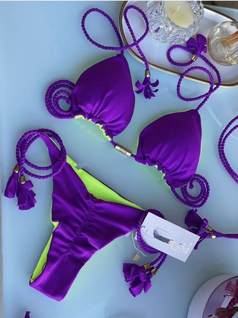 Cheeky-Swimwear.com | Halelani 2-Piece Bikini - New COLORS S / Sea Foam / Orange Cheeky-Swimwear.com | Halelani 2-Piece Bikini - New COLORS S / Sea Foam / Orange