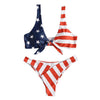 American Flag Scoop Neck Bikini