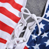 Lace Up American Flag Monokini